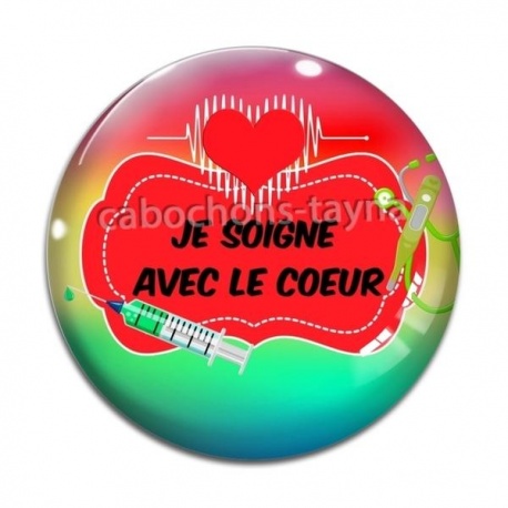 Cabochon Verre - j'peux pas j'ai solex