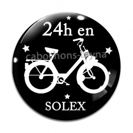 Cabochon Verre - 24 h en solex