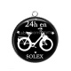 Pendentif Cabochon Argent - 24 h en solex