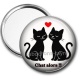 Miroir de poche - chat alors
