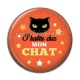 Cabochon Résine - j'habite chez mon chat