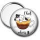 Miroir de poche - chat alors