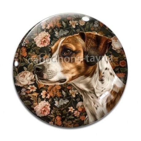 Cabochon Verre - chien