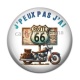 Cabochon Résine - j'peux pas j'ai route 66