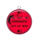 Pendentif Cabochon Argent - tout commence par un rêve