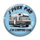 Cabochon Verre - j'peux pas j'ai  j'ai camping car