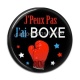 Cabochon Résine - j'peux pas j'ai boxe