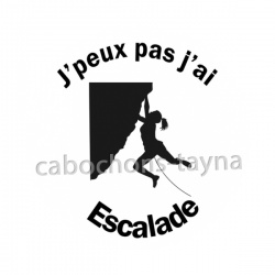 j'peux pas j'ai escalade