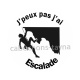 j'peux pas j'ai escalade