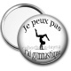 Miroir de poche - j'peux pas j'ai gymnastique