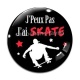 Cabochon Verre - j'peux pas j'ai skate