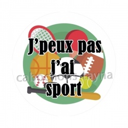 j'peux pas j'ai sport