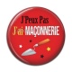 Cabochon Résine - j'peux pas j'ai maçonnerie