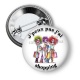 Badge - j'peux pas j'ai shopping