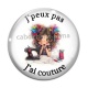 Cabochon Verre - j'peux pas j'ai couture