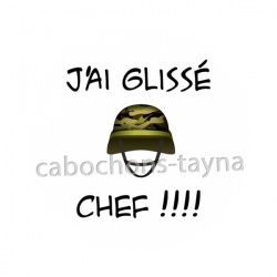 j'ai glissé chef