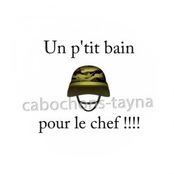 un p'tit bain pour le chef