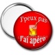 Miroir de poche - j'peux pas j'ai apéro
