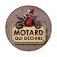 motard qui déchire
