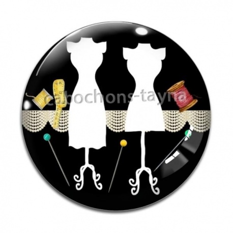 Cabochon Verre - atelier de couture