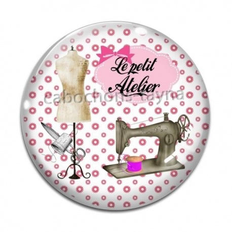 Cabochon Verre - atelier de couture
