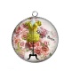 Pendentif Cabochon Argent - atelier de couture