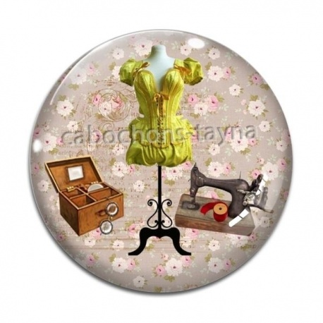 Cabochon Verre - atelier de couture
