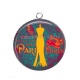 Pendentif Cabochon Argent - atelier de couture