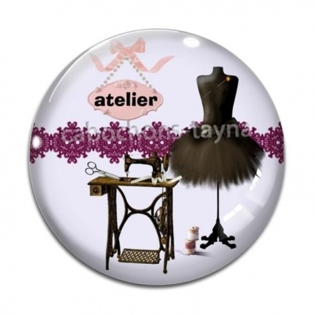 Cabochon Verre - atelier de couture