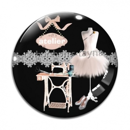 Cabochon Verre - atelier de couture
