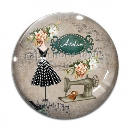 Cabochon Verre - atelier de couture
