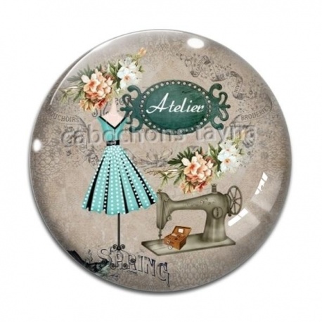 Cabochon Verre - atelier de couture