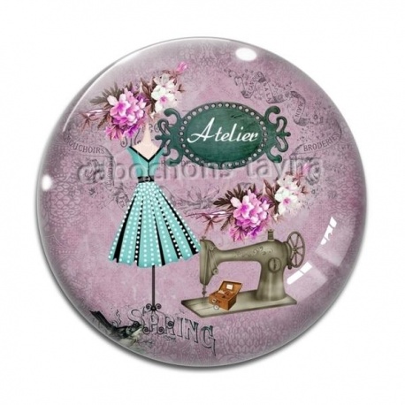 Cabochon Verre - atelier de couture