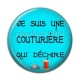 Cabochon Résine - je suis une couturière qui déchire