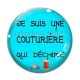 Cabochon Verre - je suis une couturière qui déchire
