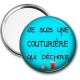 Miroir de poche - je suis une couturière qui déchire