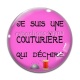 Cabochon Verre - je suis une couturière qui déchire
