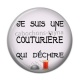 Cabochon Résine - je suis une couturière qui déchire
