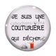 Cabochon Verre - je suis une couturière qui déchire