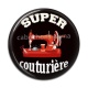 Cabochon Résine - super couturière
