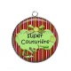 Pendentif Cabochon Argent - super couturière