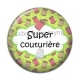 Cabochon Résine - super couturière