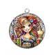 Pendentif Cabochon Argent - couturière