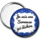 Miroir de poche - je suis une serveuse qui déchire