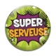 Cabochon Verre - super serveuse