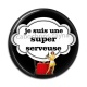 Cabochon Résine - je suis une super serveuse