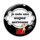 Cabochon Verre - je suis une super serveuse