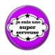 Cabochon Résine - je suis une super serveuse