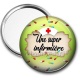 Miroir de poche - une super infirmière