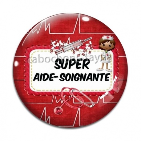 Cabochon Verre - super aide soignante